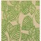 Homeroots 7 x 10 ft. Sand & Lime Green Leaves Indoor & Outdoor Area Rug 384346 - alternate 6